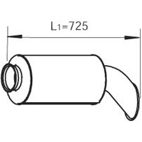 Silencieux éch. secondaire pour Volvo