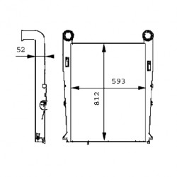 Refroidisseur d'air pour Renault