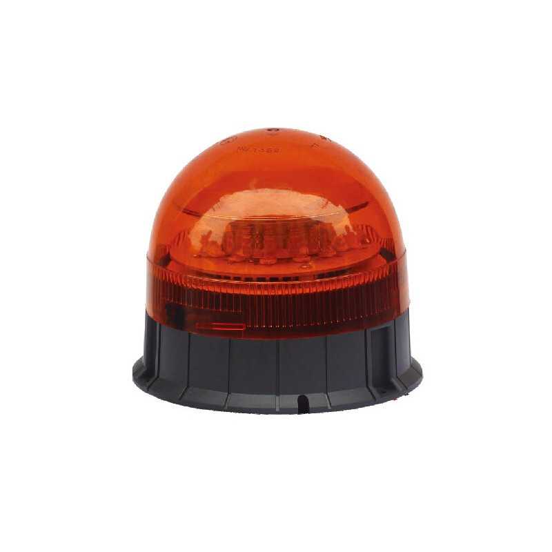 Gyrophare LED orange flash - fixation 3 points