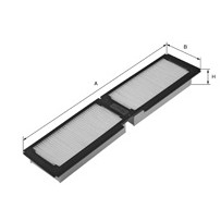 Filtre habitacle pour Iveco Eurostar, Eurocargo, Eurotech