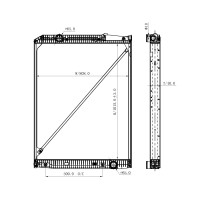 Radiateur eau pour Actros