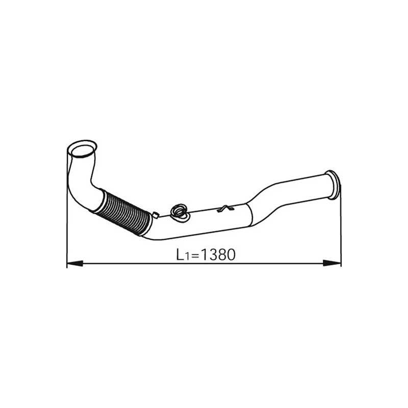 Tube avant pour Renault midlum