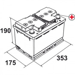 Batterie 95AH 760(EN)