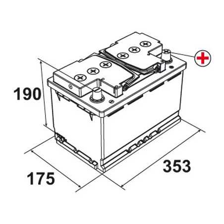 Batterie 95AH 760(EN)