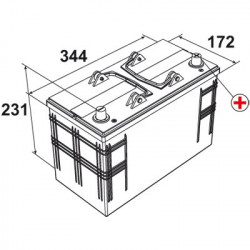 Batterie 105AH 830(EN)