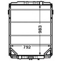 Radiateur pour Renault AE MAGNUM