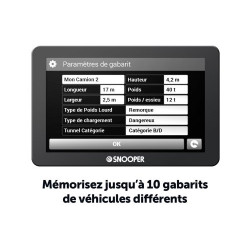 GPS Ecran 7" Snooper PL6200