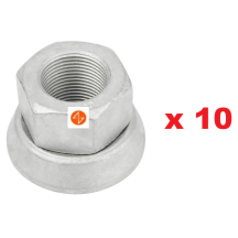 Lot de 10 Ecrous de roue pour Renault