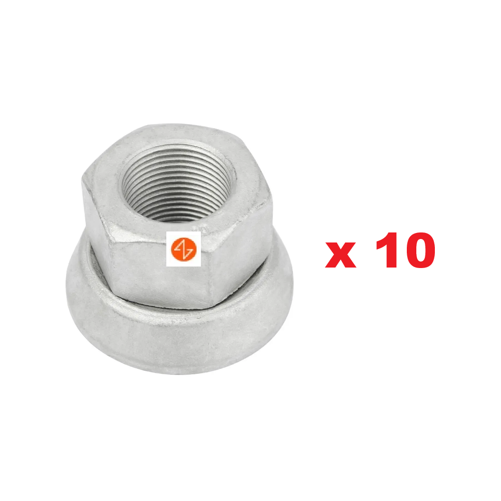 Lot de 10 Ecrous de roue pour Renault