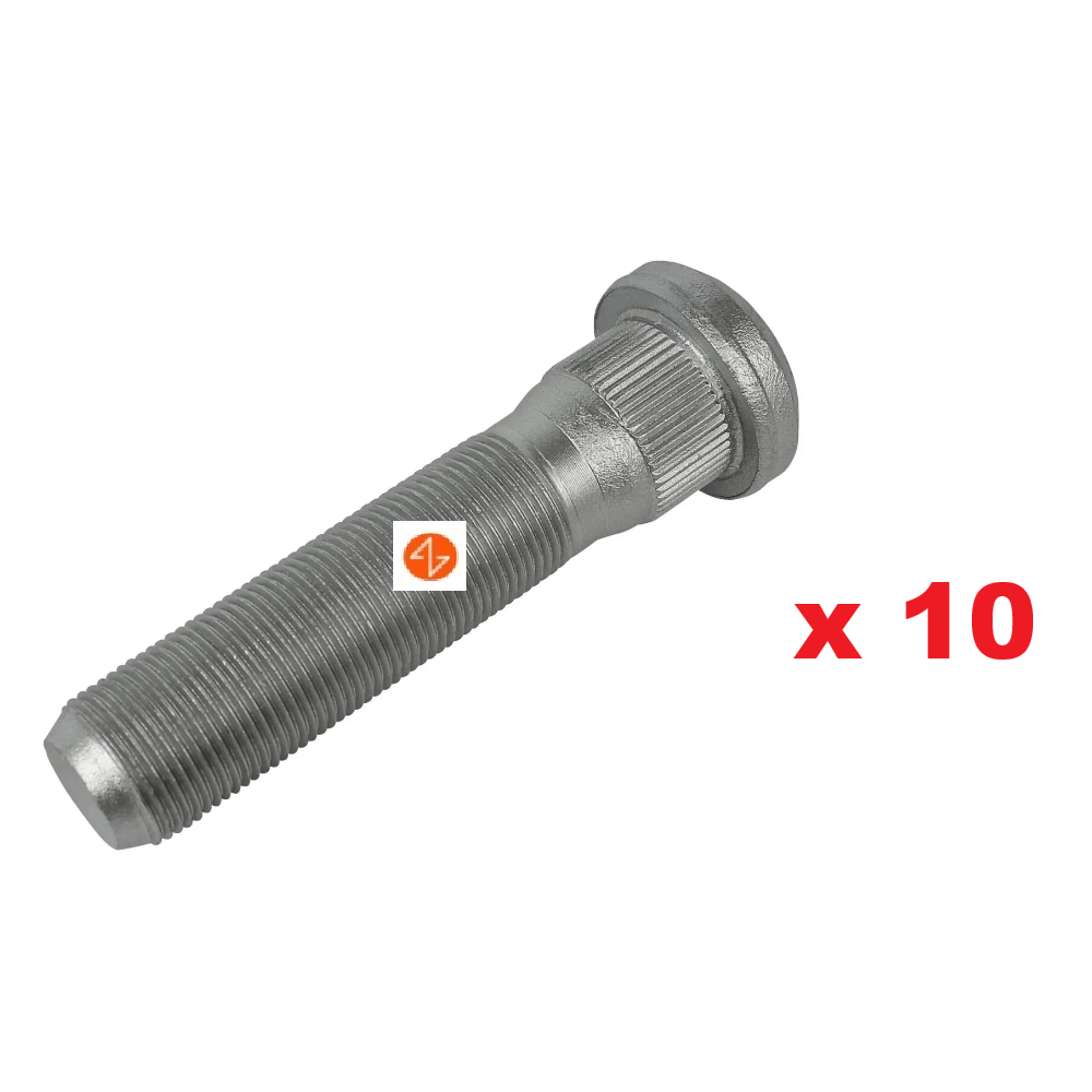 Lot de 10 Goujons de roue pour MAN - Mercedes - Renault - Volvo
