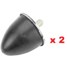 Lot de 2 butées avant de suspension de cabine pour Renault 5010239248