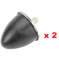 Lot de 2 butées avant de suspension de cabine pour Renault 5010239248