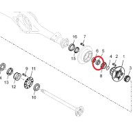 Joint huile arbre pour Renault Trucks 7485115091