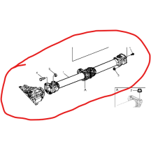 Arbre de transmission complet pour Renault prenium