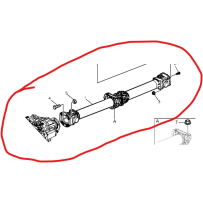 Arbre de transmission complet pour Renault prenium