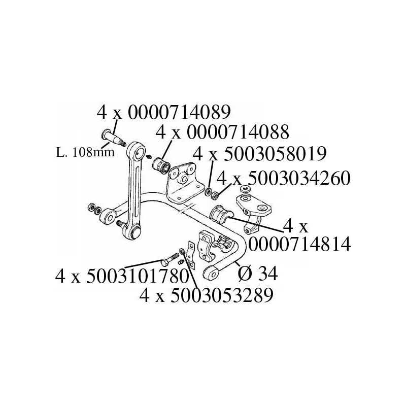 Kit de barre stabilisatrice