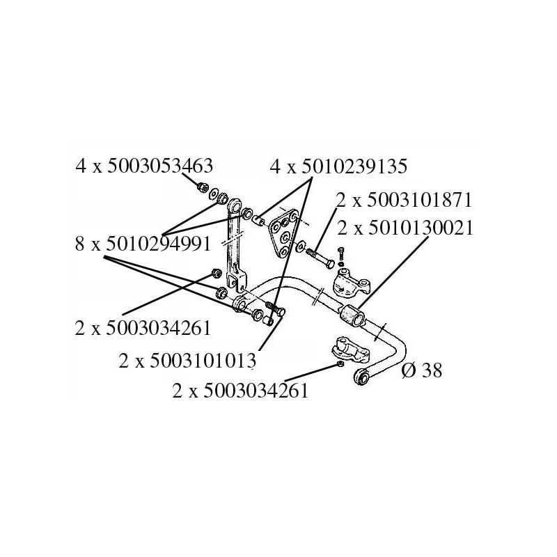 Kit de barre stabilisatrice