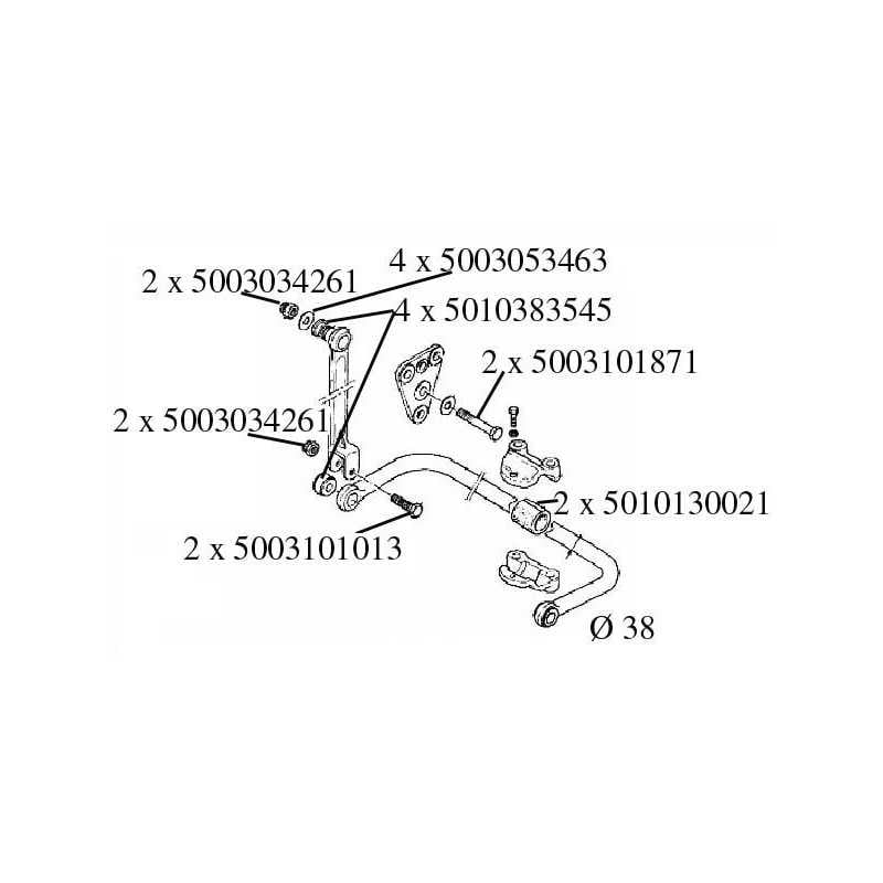 Kit de barre stabilisatrice