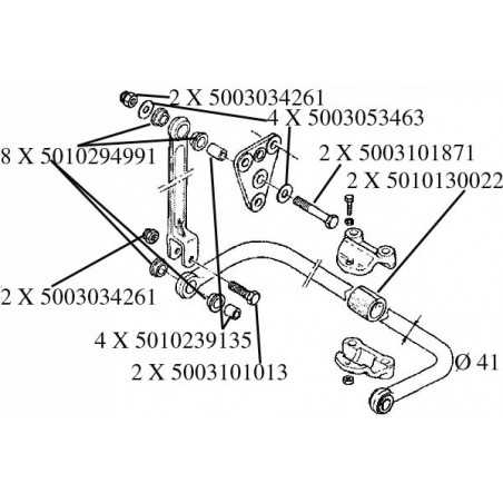 Kit de barre stabilisatrice