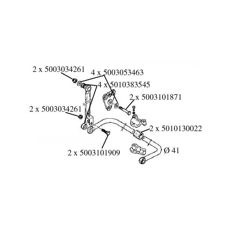 Kit de barre stabilisatrice