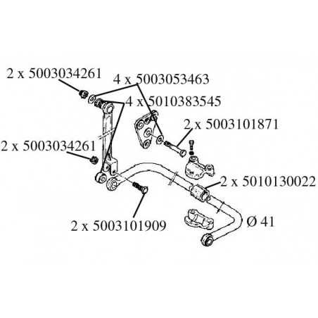 Kit de barre stabilisatrice