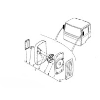 Glace rétroviseur pour Renault Série G / M / R