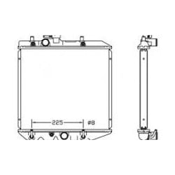 Radiateur eau pour Setra