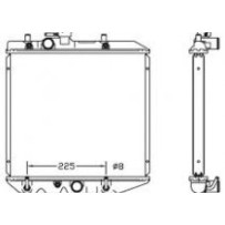 Radiateur eau pour Setra