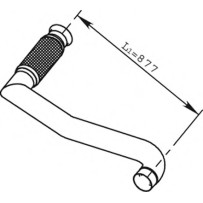 Tube ech. + flexible pour Renault Premium