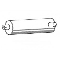 Silencieux d'échappement pour Renault Série M / S