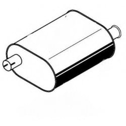 Silencieux échappement pour Renault Kérax