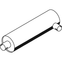 Silencieux échappement pour Renault Midliner