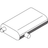 Silencieux échappement pour Renault Série G