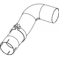 Tube entrée échappement pour Renault Série G