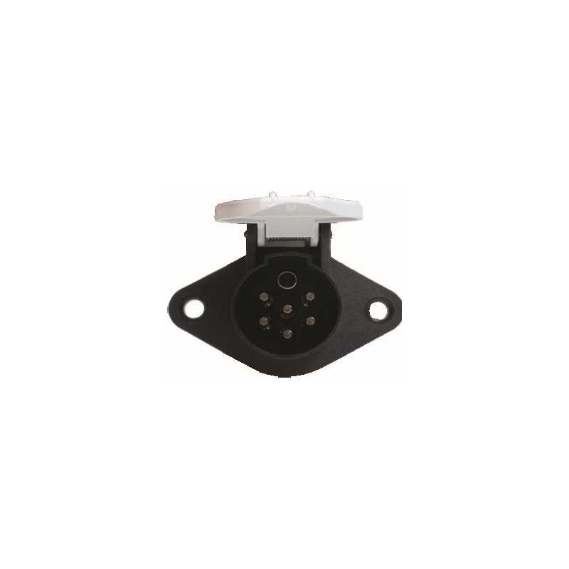 Socle, 7 pôles, Type S, à vis