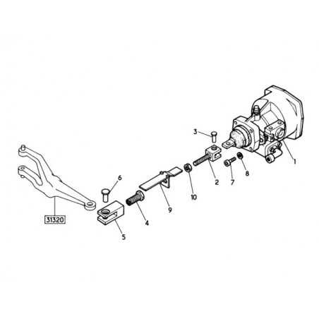 Récepteur d' embrayage pour Renault Série C