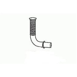 Tube échappement intermédiaire pour Daf