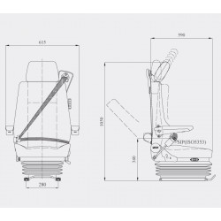 Siège de camion SP500