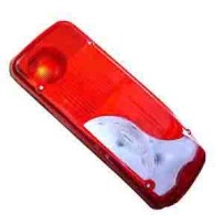 Feu arrière LC8 bleu avec catadioptre, droit