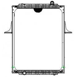 Radiateur eau pour Renault Kérax