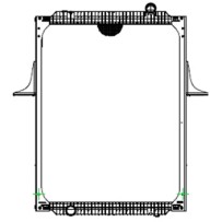 Radiateur eau pour Renault Kérax