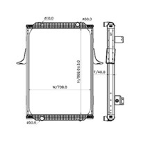 Radiateur eau pour Renault Premium