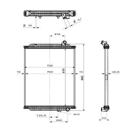 Radiateur eau pour Renault Premium