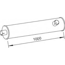 Silencieux d'échappement pour Renault S 135 / S150
