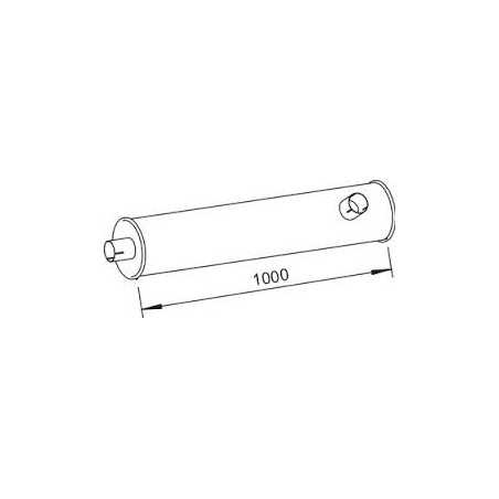 Silencieux d'échappement pour Renault S 135 / S150