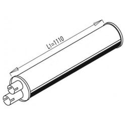 Silencieux échappement pour Renault Série S