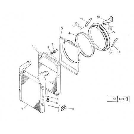 Radiateur d'eau pour Renault Premium