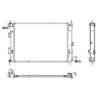 Radiateur eau (sans cadre) pour Renault Kérax DXI