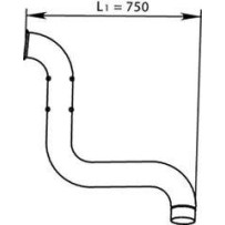 Tube entrée échappement pour Renault Premium