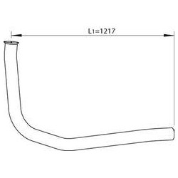 Tube entrée échappement pour Renault Série S